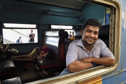 Sri Lanka, Colombo, gare centrale du Fort