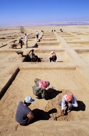 Jordanie, la Mer Morte, Béthanie au delà du Jourdain, les fouilles archéologiques