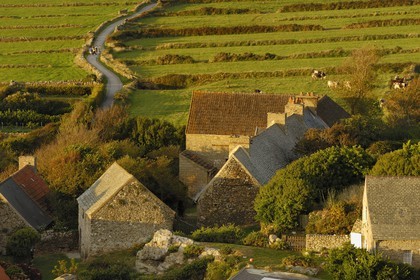 France, Manche (50), Cap de la Hague, le hameau de la Roche