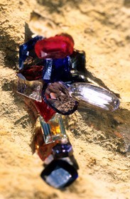 France, Jura (39), bellefontaine, pierres fines à l' atelier Durrafourg