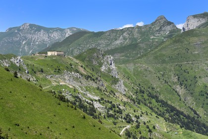 France, Alpes-Maritimes (06), le Fort Central au Col de Tende (1871m), fortifications construites par les Italiens en 1881