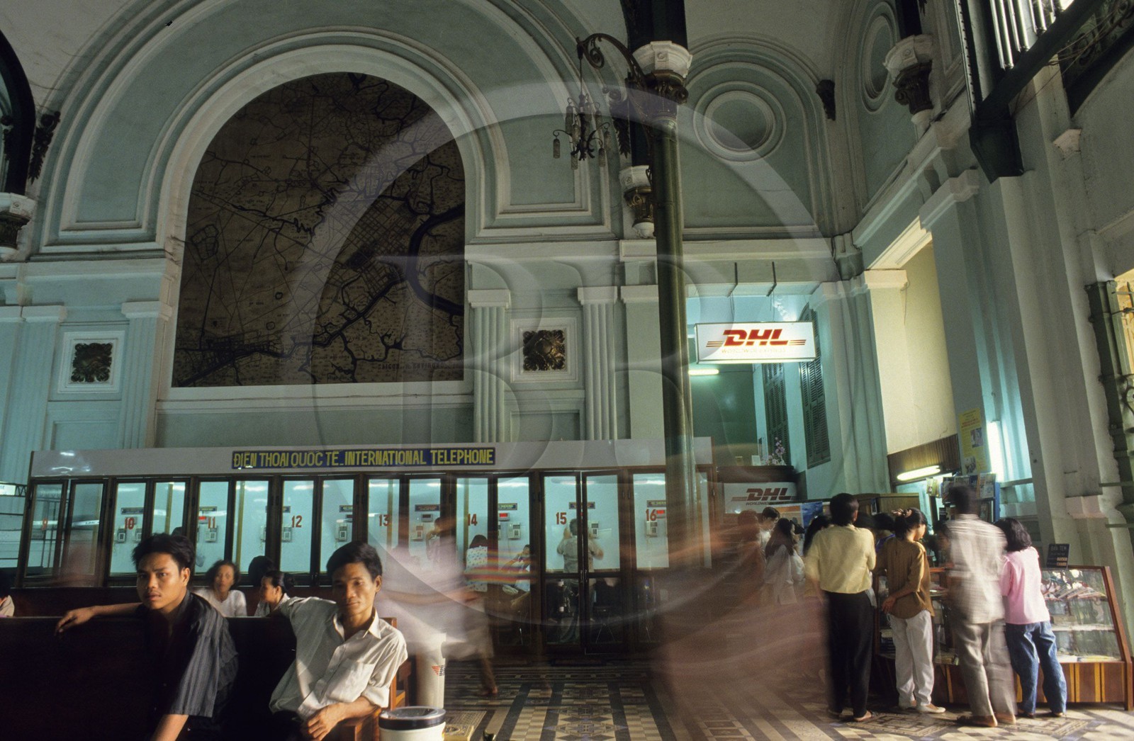 Vietnam, Ho Chi Minh Ville (Saigon), district 1, la Poste centrale,