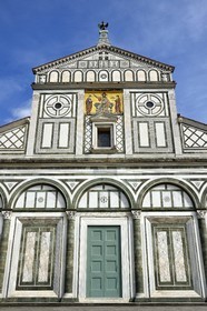 Italie, Toscane, Florence, centre historique classé Patrimoine Mondial de l'UNESCO, Basilique San Miniato Al Monte