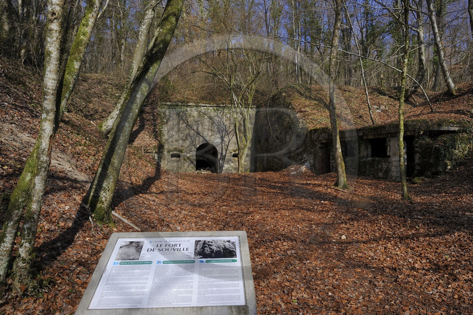 France, Meuse (55), région de Verdun, le Fort de Souville