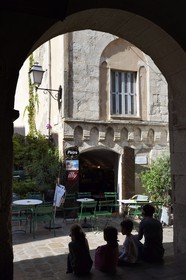 France, Corse-du-Sud (2A), Bonifacio, Ville Haute, maison dite des Podestats