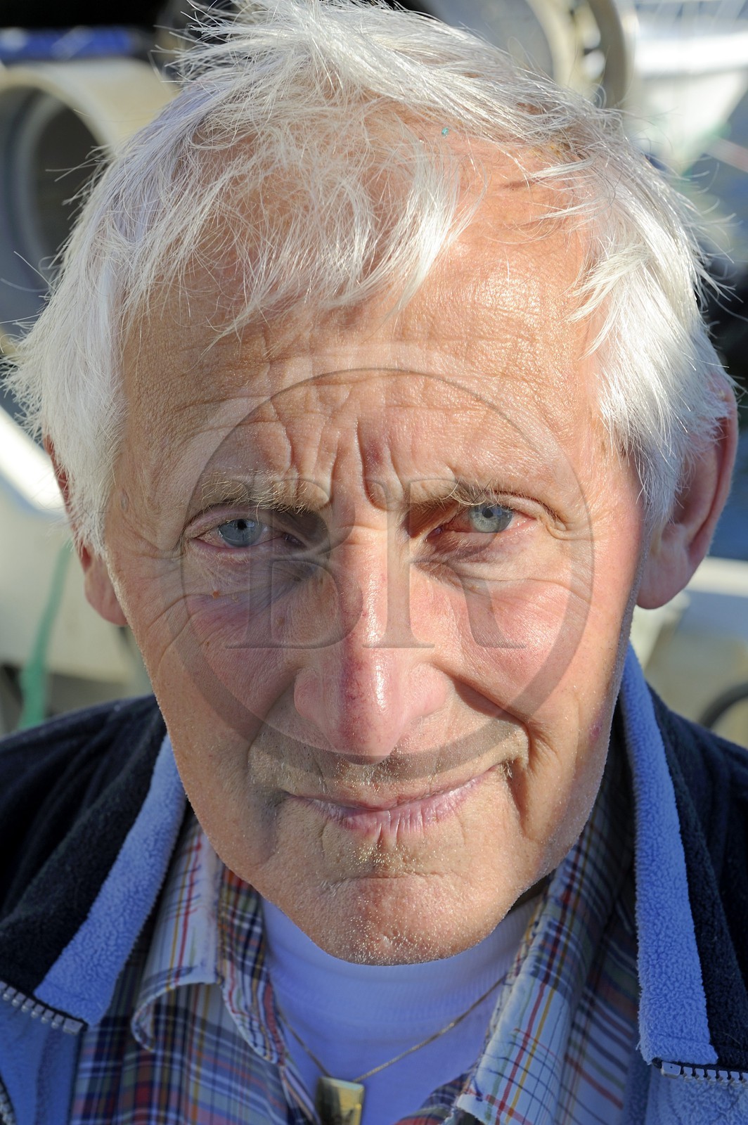 Norvège, Nordland, Iles Lofoten, le pêcheur et fermier Bard Borresen 85 ans
