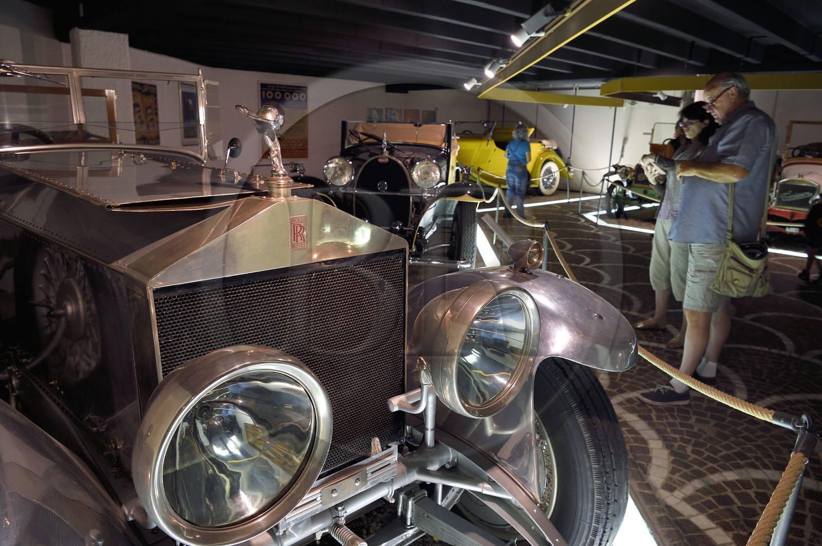 Suisse, canton du Valais, Martigny, Fondation Pierre Gianadda, Musée de l'automobile, Rolls-Royce type Silver Ghost (1923)