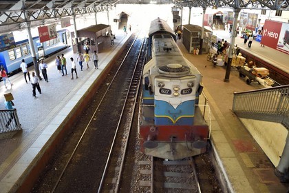 Sri Lanka, Colombo, gare centrale du Fort