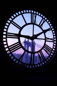 Etats-Unis, New York, Lower Manhattan, le Brooklyn Bridge sur l'East River