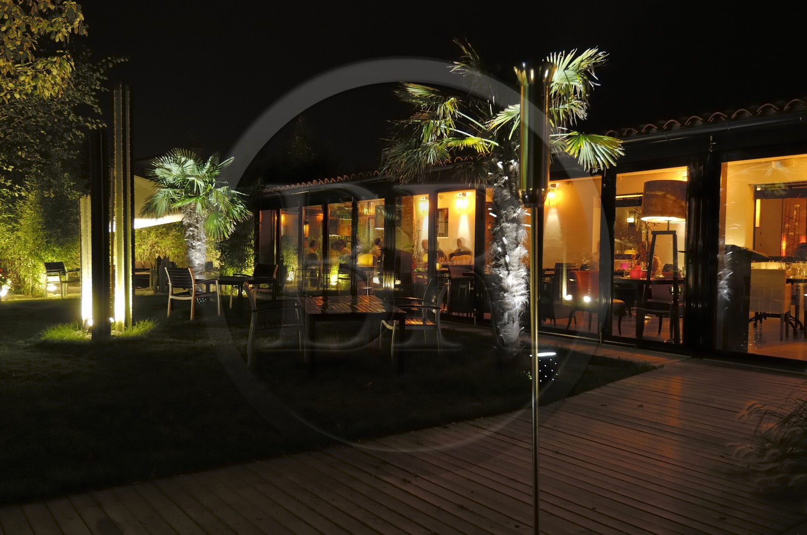 France, Charente-Maritime (17), ile de Ré, ville de Saint-Martin-de-Ré, le restaurant Bô