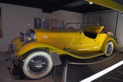Suisse, canton du Valais, Martigny, Fondation Pierre Gianadda, Musée de l'automobile, voiture italienne Isotta-Fraschini (1931)