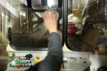 France, Rhône (69), Lyon, site historique classé Patrimoine Mondial de l'UNESCO, le funiculaire de Fourvière relie le quartier Saint-Jean dans le Vieux Lyon à la colline de Fourvière
