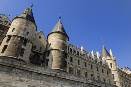 France, Paris (75), Ile de la Cité, la Conciergerie dans le Palais de Justice