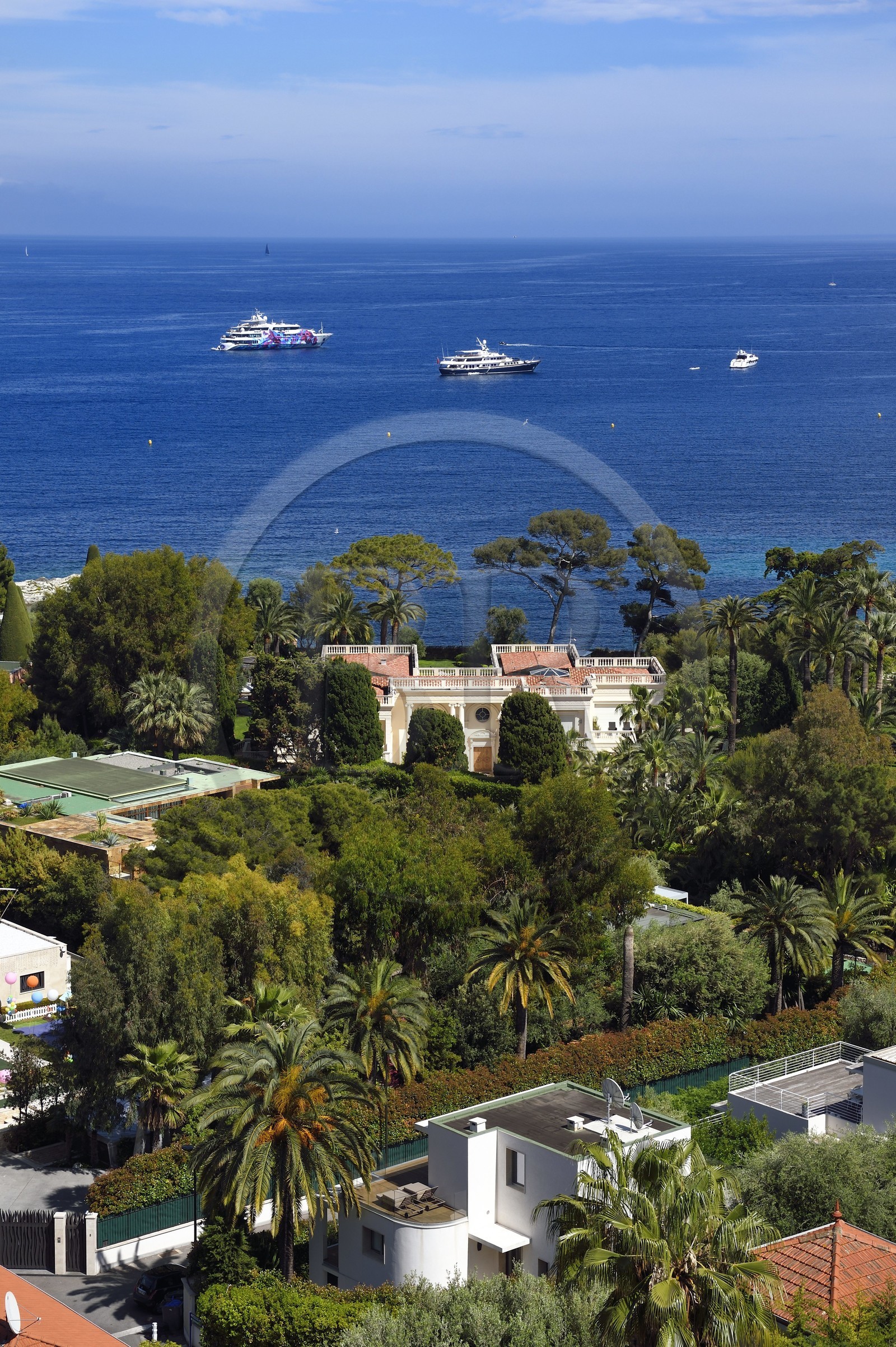 France, Alpes Maritimes (06), belles villas de Saint-Jean-Cap-Ferrat