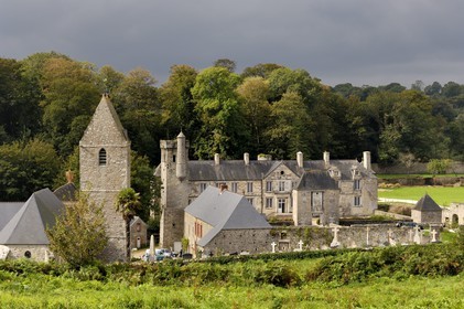 France, Manche (50), Val de Saire, le château de Gonneville
