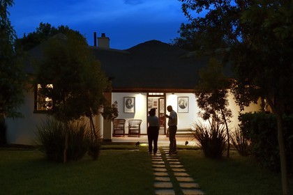 Afrique du Sud, province de Gauteng, Johannesburg, quartier résidentiel d’Orchards, Satyagraha House, hotel et musée situé dans la maison qui a hébergé Mohandas Gandhi de 1908 à 1909, construite en 1907 par son compagnon de route l’architecte allemand Hermann Kallenbach