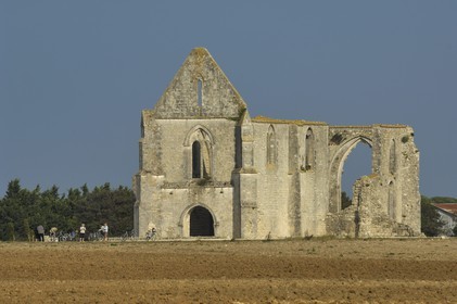 France, Charente-Maritime (17), ile de Ré, abbaye des Châteliers au sud de La Flotte