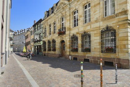 France, Haut-Rhin (68), Mulhouse, rue des Franciscains, maison Loewenfels, ancien hôtel particulier construit en 1764
