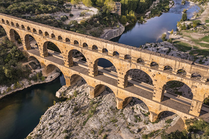 France, Gard (30),  (vue aérienne)