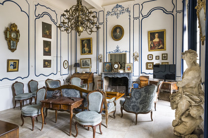 France, Hérault (34), Lavérune, Chateau de l'Engarran, hotel particulier de la deuxième moitié du XVIIIème siècle appelée folie montpelliéraine