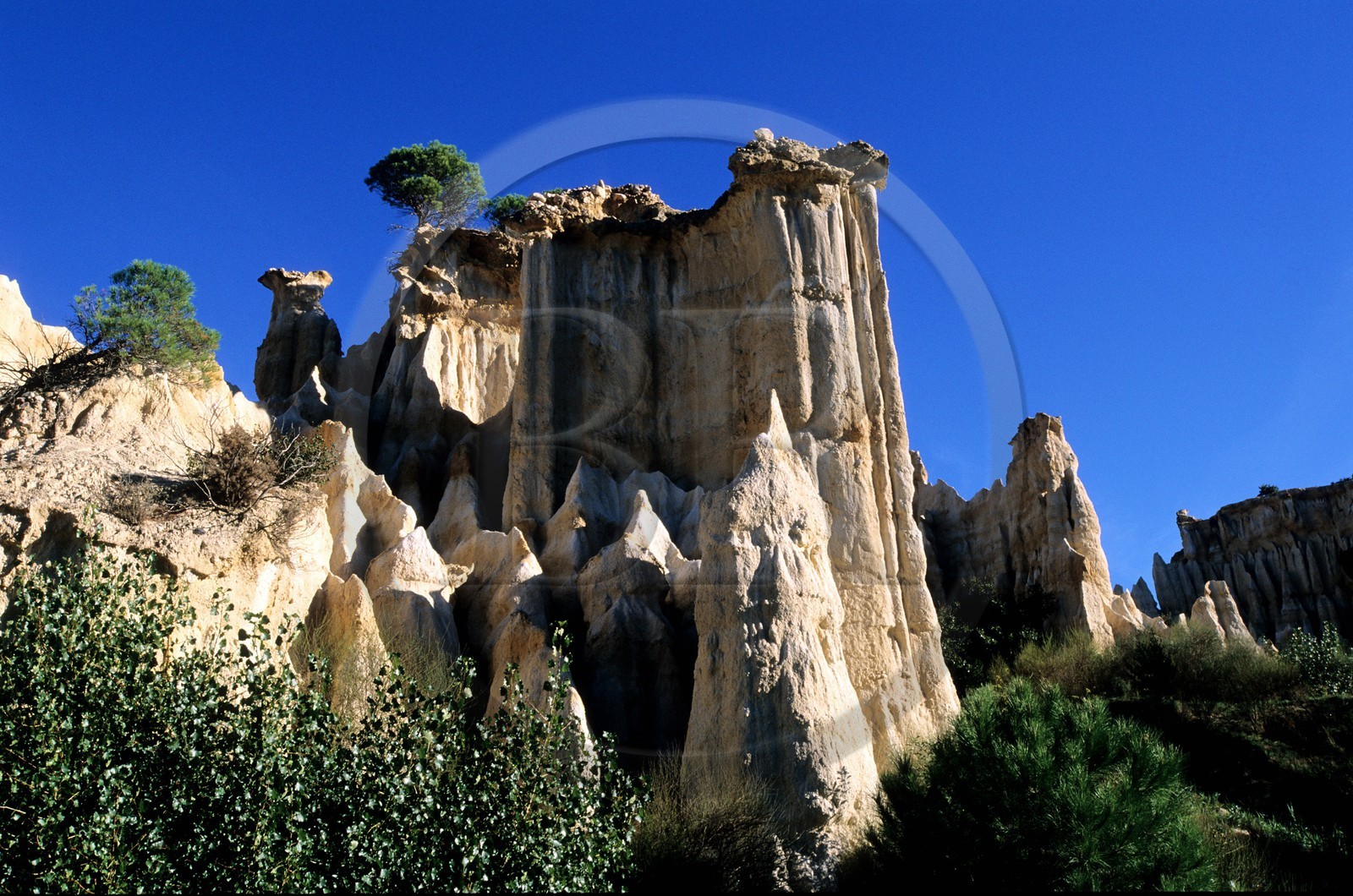 France, Pyrénées-Orientales (66), site des orgues vers îlle-sur-Têt dans le Ribéral