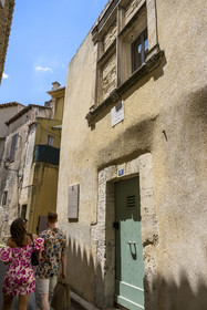 France, Bouches-du-Rhône (13), Parc Naturel Régional des Alpilles, Saint-Rémy-de-Provence, maison natale de Nostradamus rue Hoche