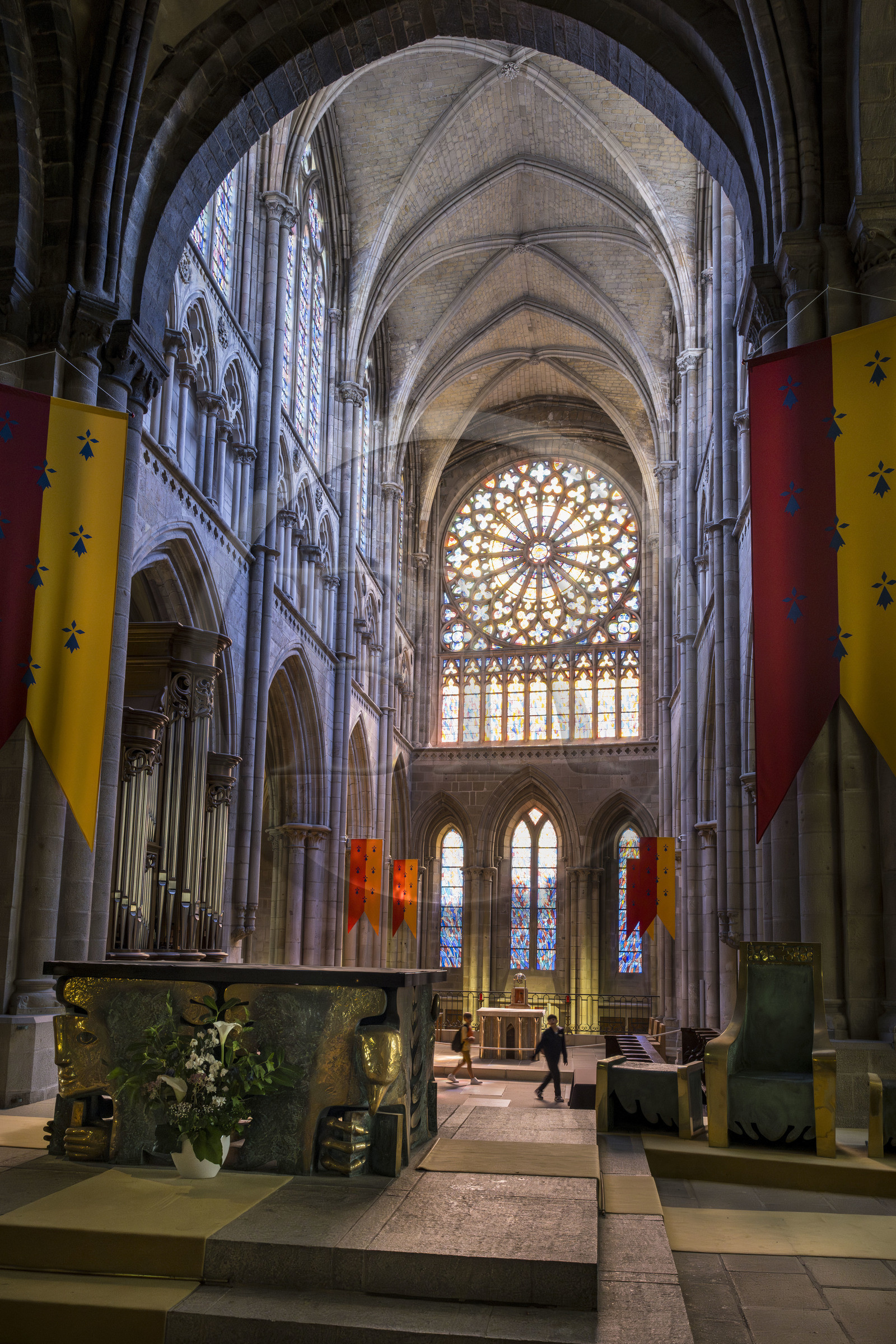 France, Ille-et-Vilaine (35), Côte d'Emeraude, Saint-Malo, Cathédrale Saint-Vincent de Saint-Malo
