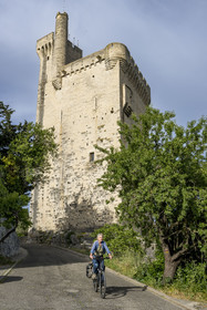 France (30), Gard, Villeneuve-lès-Avignon, la tour Philippe Le Bel du XIVe siècle