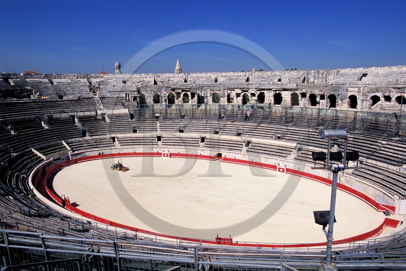 France, Gard (30), les arènes romaines de Nîmes