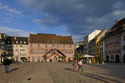 France, Haut-Rhin (68), Mulhouse, place de la Reunion, l'Hôtel de Ville et musée historique
