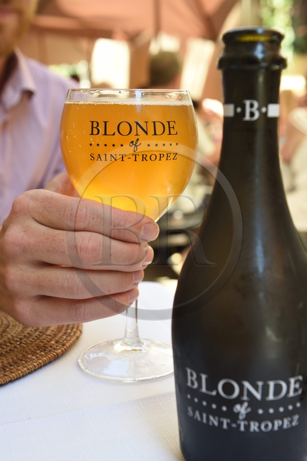 France, Var (83), Saint-Tropez, la bière locale appelée Blonde of Saint-Tropez