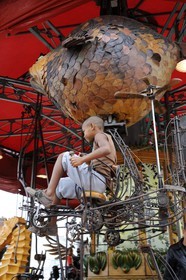 France, Loire-Atlantique (44), Nantes, l'Ile de Nantes, les Machines de l'Ile, le caroussel