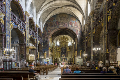 France, Vaucluse (84), L'Isle-sur-la-Sorgue, Collégiale Notre-Dame-des-Anges