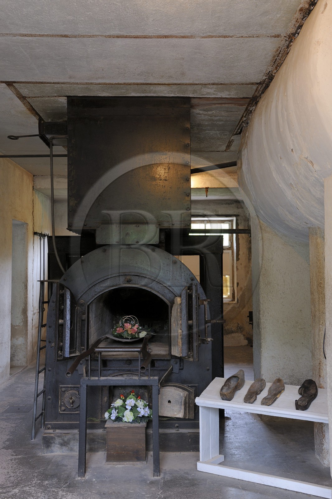 France, Bas-Rhin (67), région de Schirmeck, camp de concentration nazi du Struthof-Natzwiller, le block crématoire
