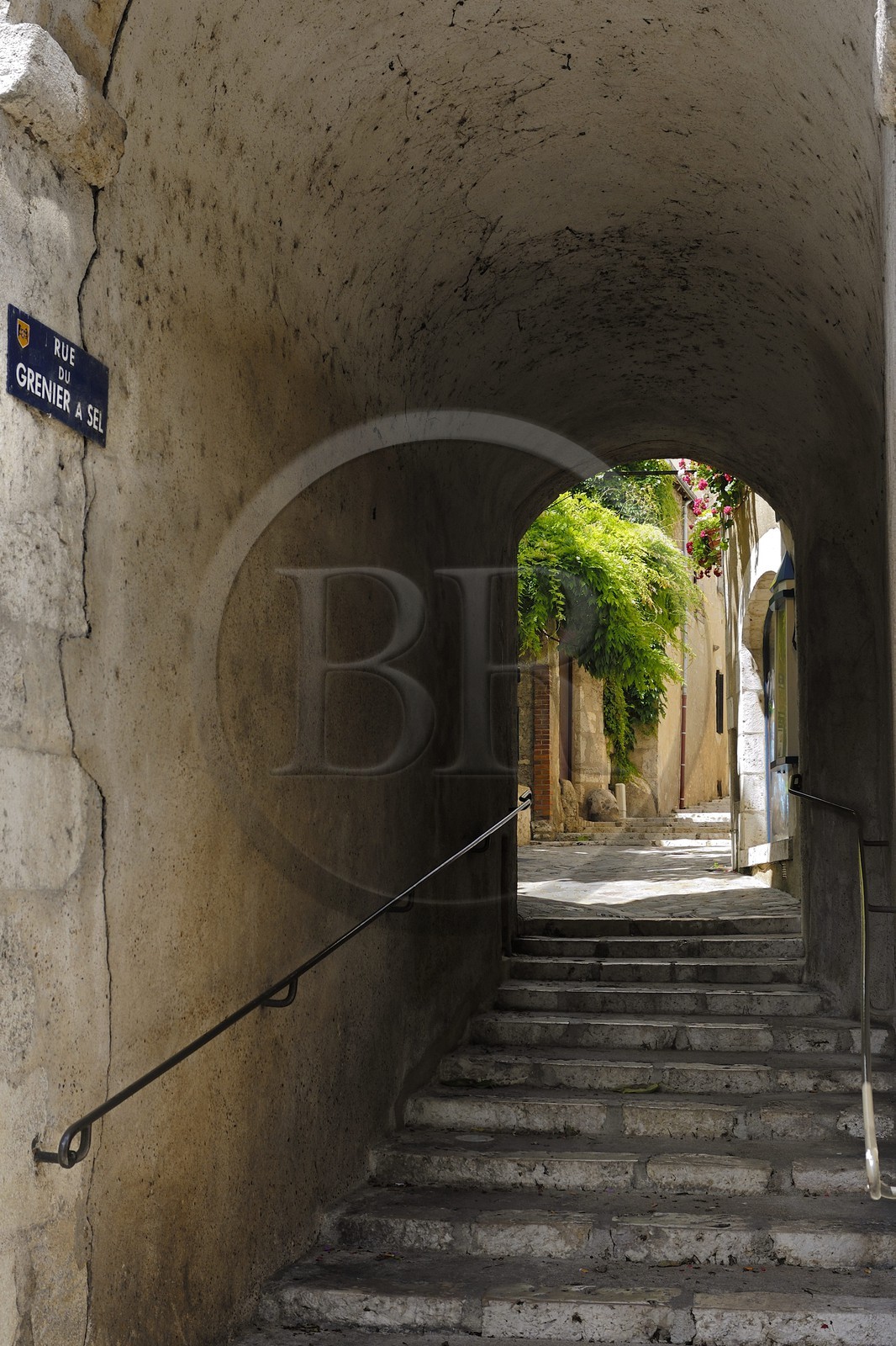 France, Loir et Cher (41), Blois, vieux quartier sous la cathédrale, rue du Grenier à Sel