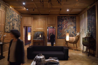 France, Paris (75), quartier du Marais, le musée de la Chasse et de la Nature dans l’hôtel de Guénégaud