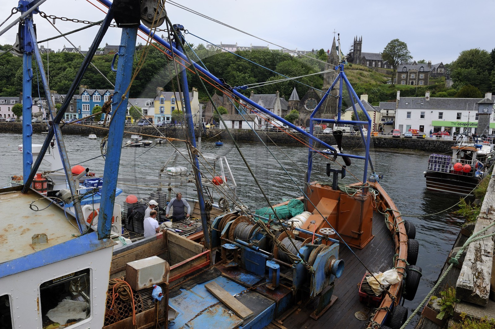 Royaume-Uni, Ecosse, Highland, Hébrides intérieures, Ile de Mull, port de Tobermory