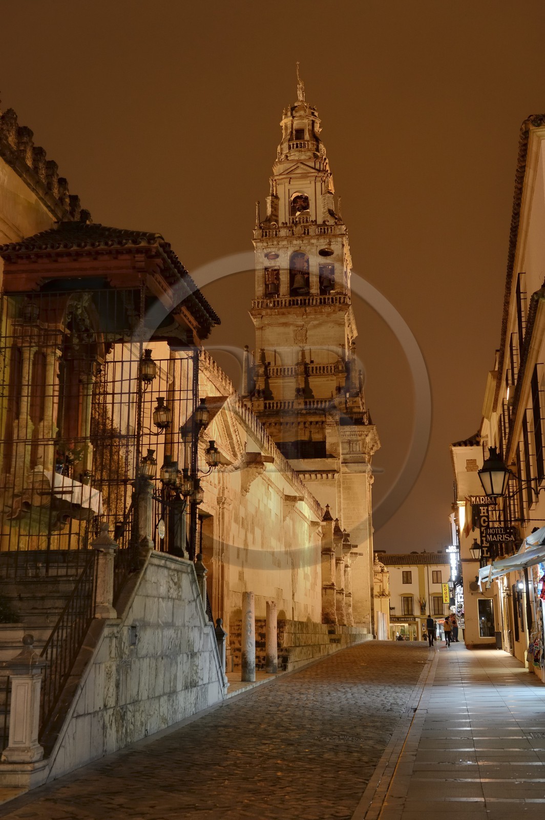 Espagne, Andalousie, Cordoue, centre historique classé Patrimoine Mondial de l'UNESCO, la Mezquita, mosquée-cathédrale, Torre del Aminar