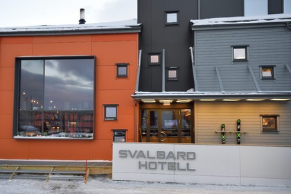 Norvège, Svalbard, Spitzberg, Longyearbyen, le Svalbard Hotel