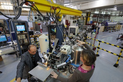 France, Paris (75), Laboratoire du Centre de recherche et de restauration des musées de France (C2RMF), AGLAE l'unique accélérateur de particules dédié au patrimoine