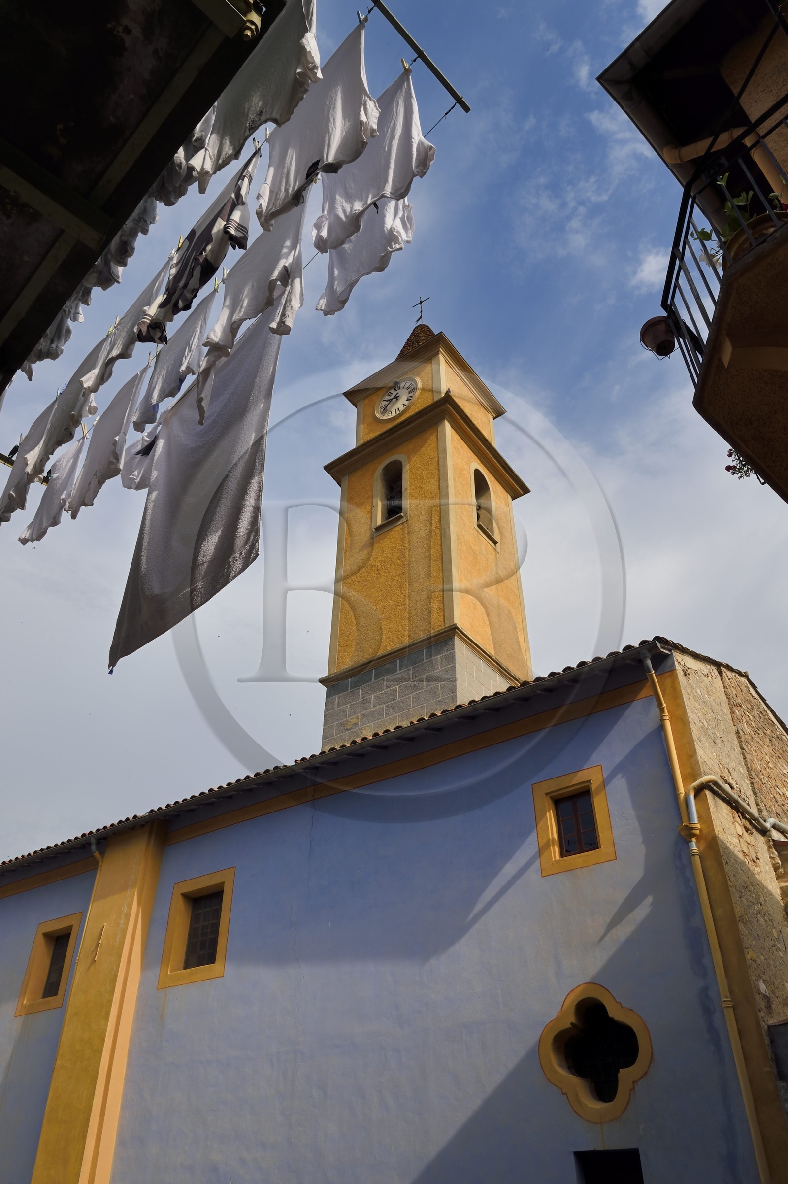 France, Alpes-Maritimes (06), vallée de la Bévéra, Sospel, chapelle Sainte-Croix des Pénitents blancs du XVIème siècle