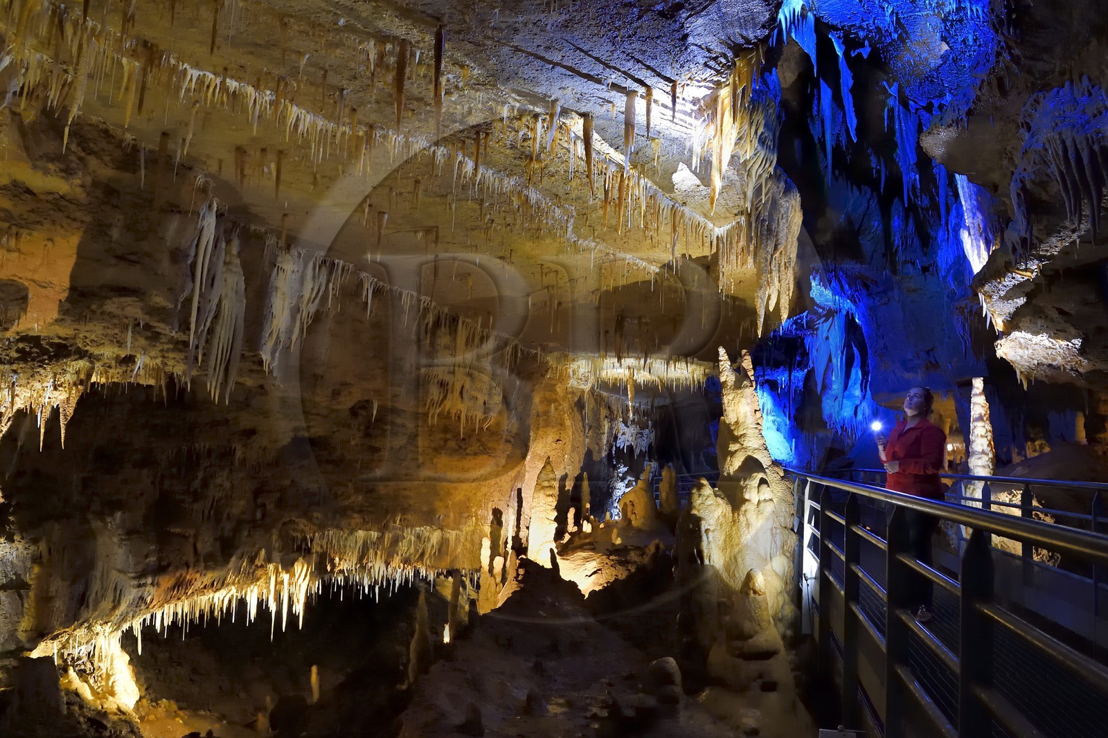 France, Dordogne (24), Périgord Noir, la grotte de Tourtoirac
