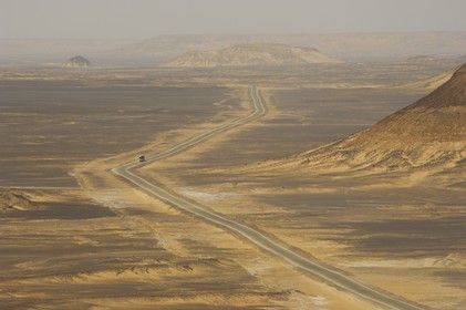Egypte, Basse Egypte, désert libyque, region de l'oasis de Bahareyya, le Désert Noir