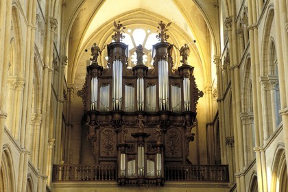 France, Ardennes (08), Mouzon, l'abbatiale notre-dame