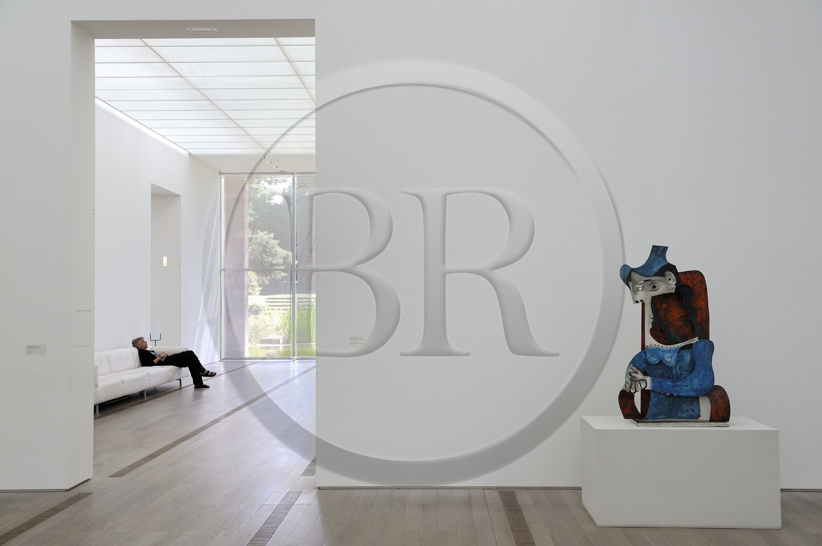 Suisse, Bâle, fondation Beyeler de l'architecte Renzo Piano