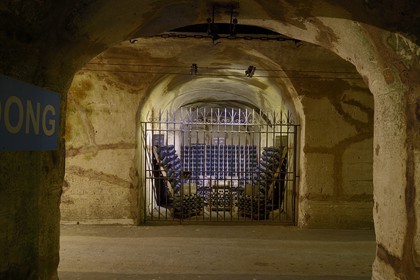 France, Marne (51), Reims le champagne, les caves du Domaine Pommery