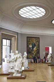 France, Paris (75), Le Petit Palais, construit à l'occasion de l'Exposition universelle de 1900 par l'architecte Charles Girault, il abrite le musée des beaux-arts de la ville de Paris