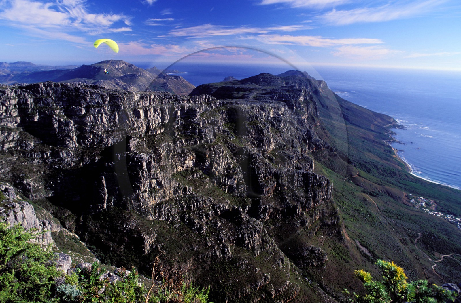 Afrique du Sud, péninsule du Cap, Le Cap, la Montagne de la Table