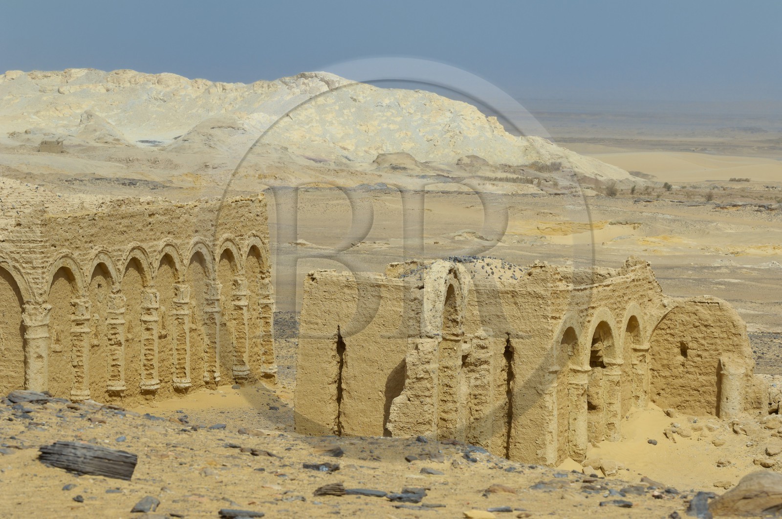 Egypte, Haute Egypte, désert libyque, oasis de Kharga, nécropole copte de Bagawat du IIe au VIIe siècle après JC
