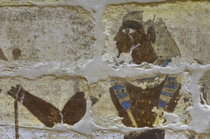 Egypte, désert libyque, oasis de Dakhla, la nécropole de Qila el-Dabba, le Mastaba de Khentika